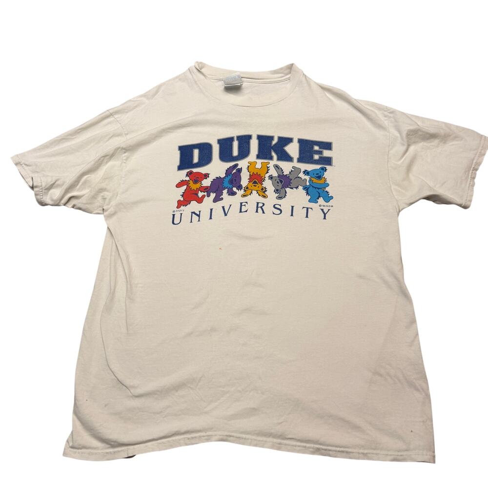 Vintage 1995 Grateful Dead Duke University Dancing Bears T Shirt Men's XL